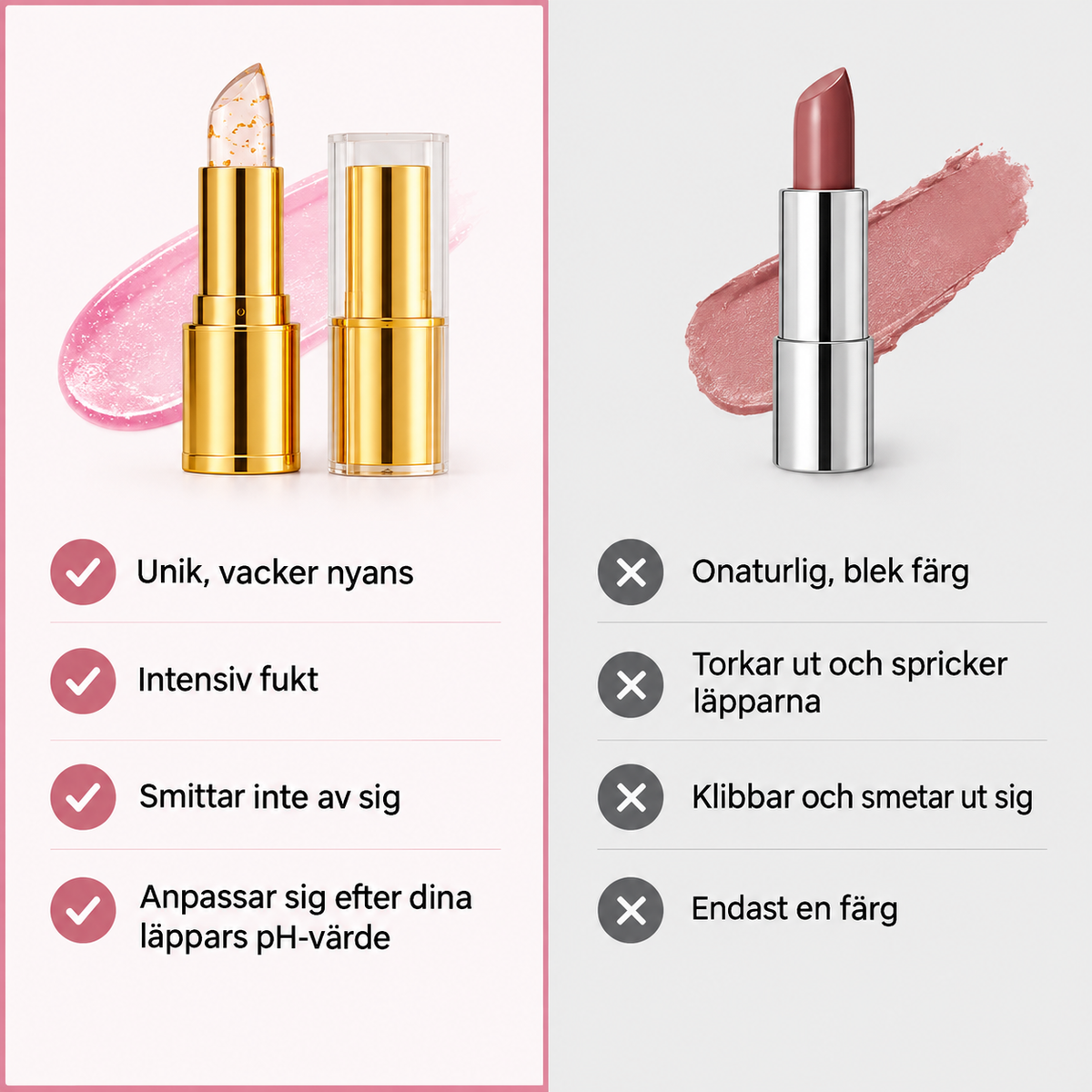 pH-adjusting Lipstick