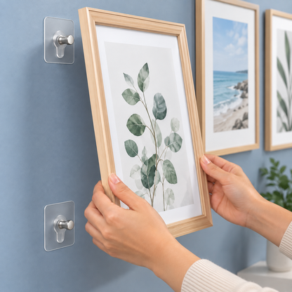 Self Adhesive Wall Hooks - No Drilling