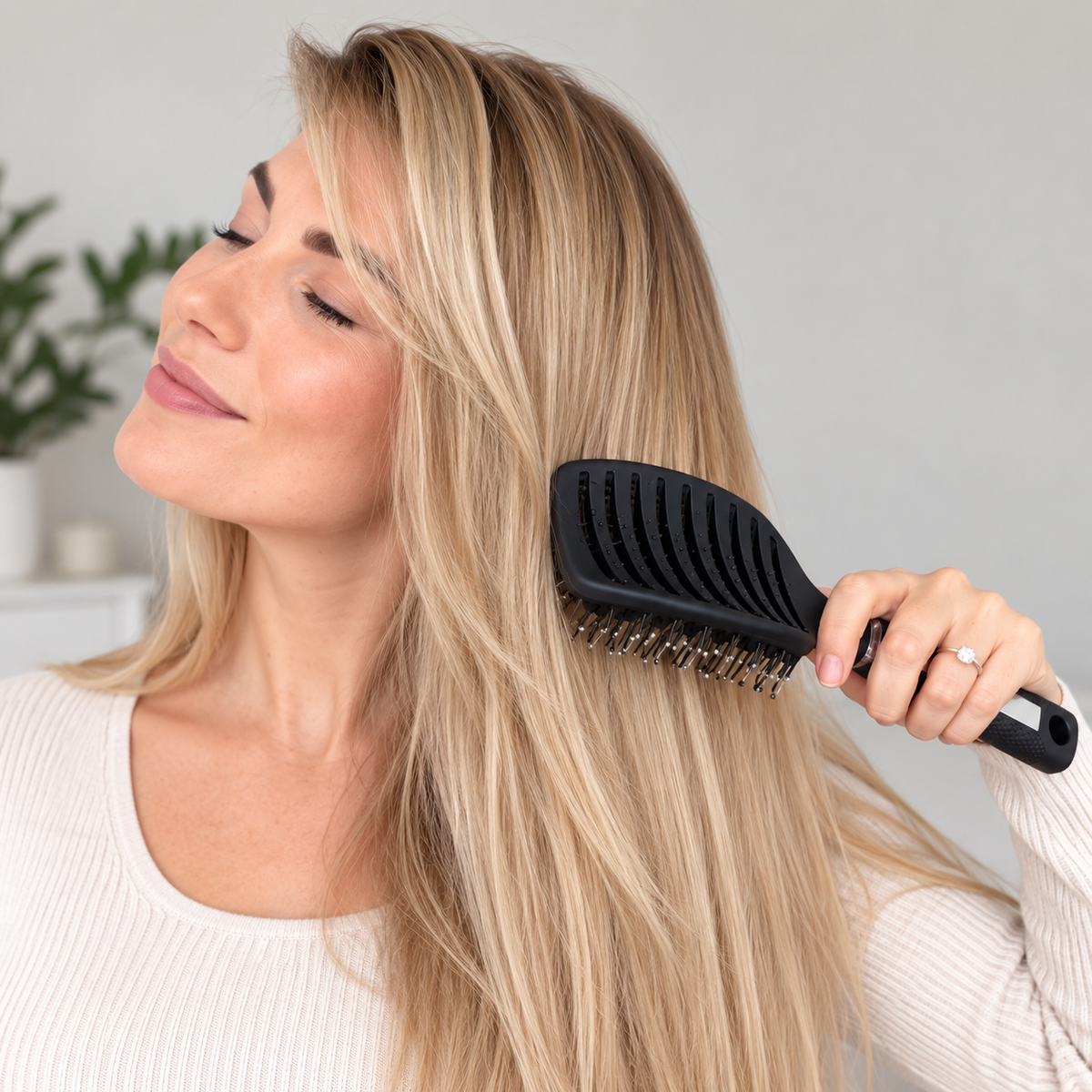 Smooth Brush – Detangles, smoothes and reduces frizz