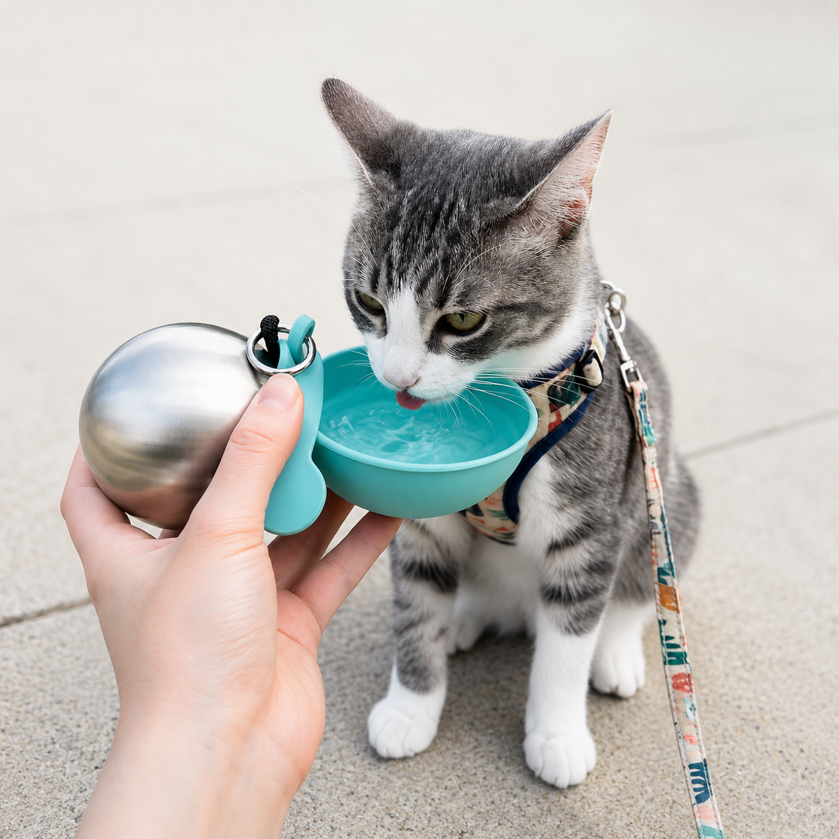 2-in-1 Water Bottle for Pets