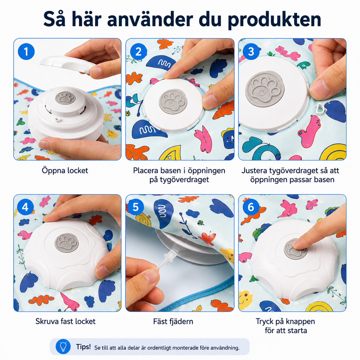 Interactive Cat Toy with Movable Spring