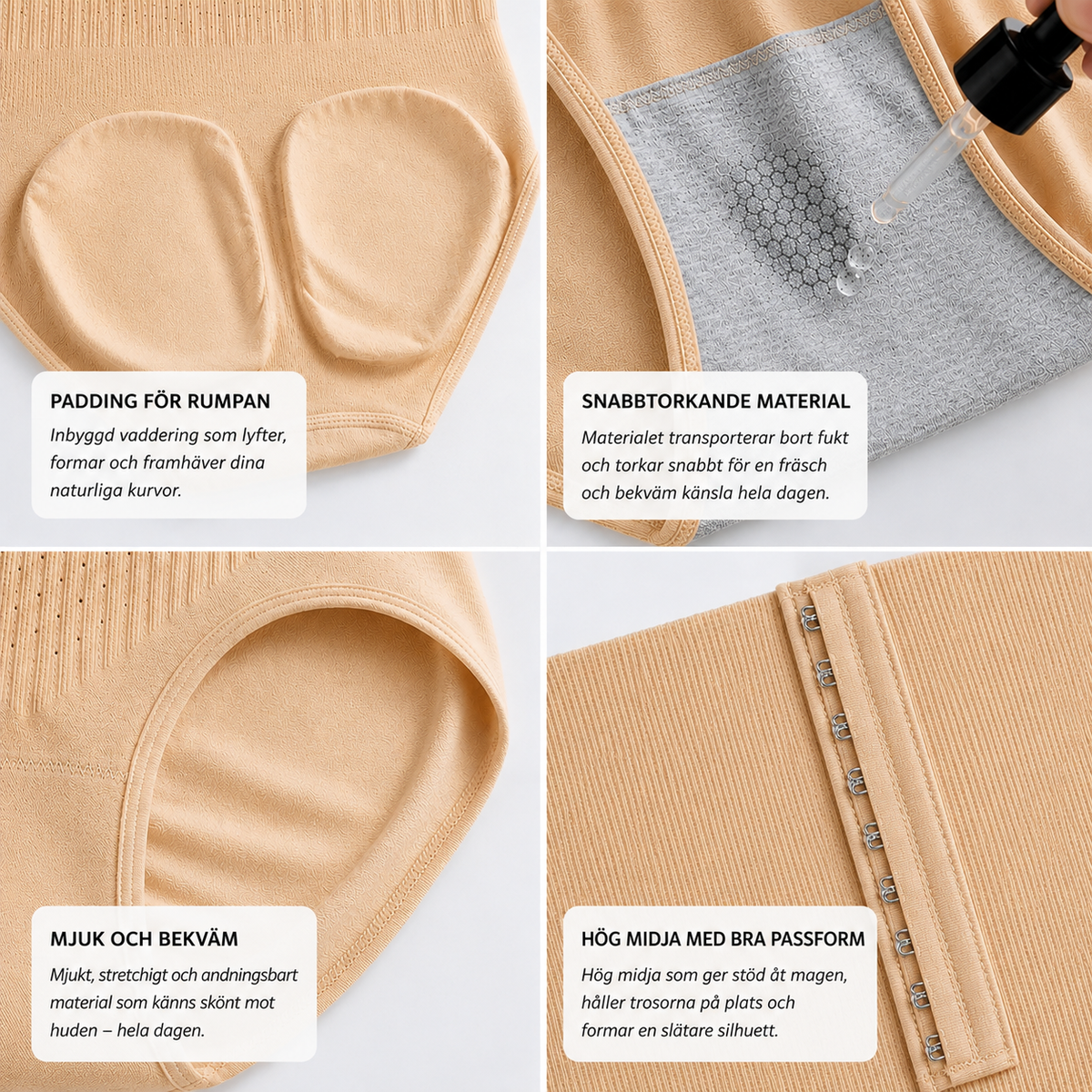 High waist shaping panties