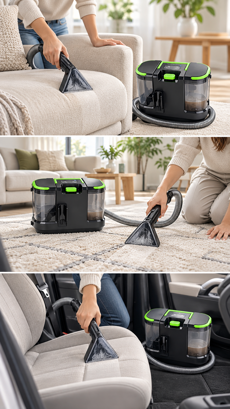 AERIS Steam Pro – carpet & textile cleaner with steam, hot and cold water