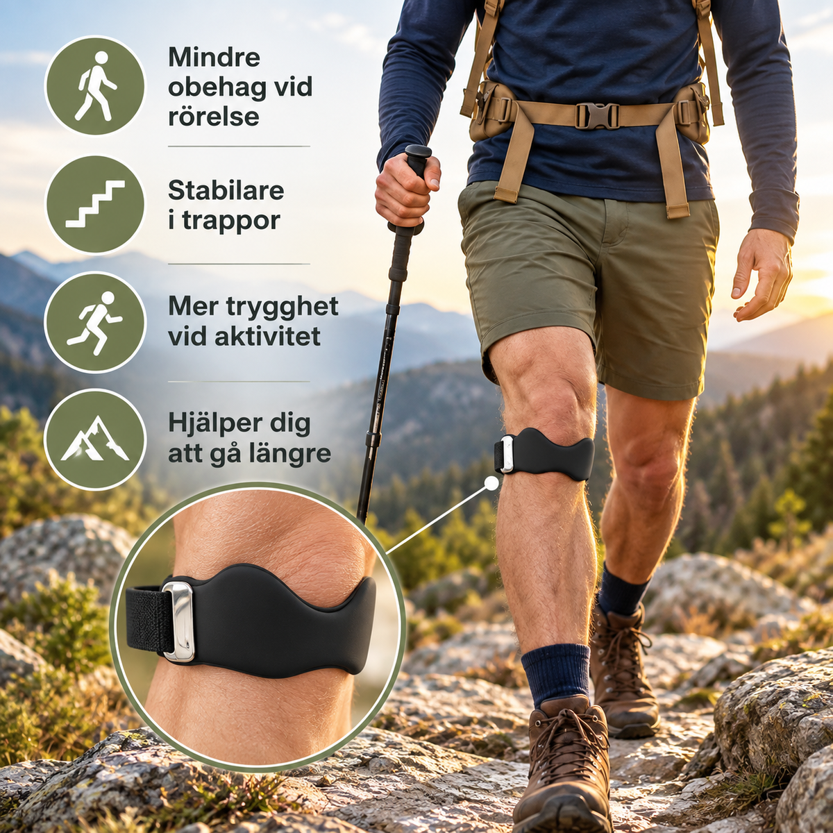 KneeBalance™ – Targeted support exactly where the knee needs it