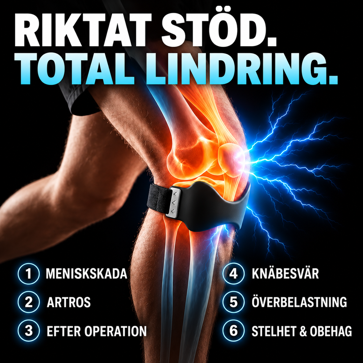 KneeBalance™ – Targeted support exactly where the knee needs it