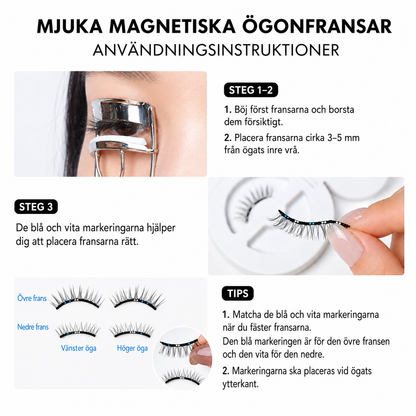 Magnetic False Eyelashes — easy to use every day