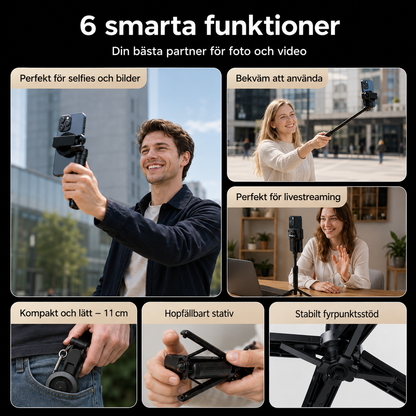 Magnetic mobile stand 4-in-1