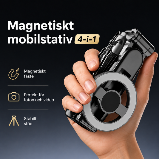 Magnetic mobile stand 4-in-1