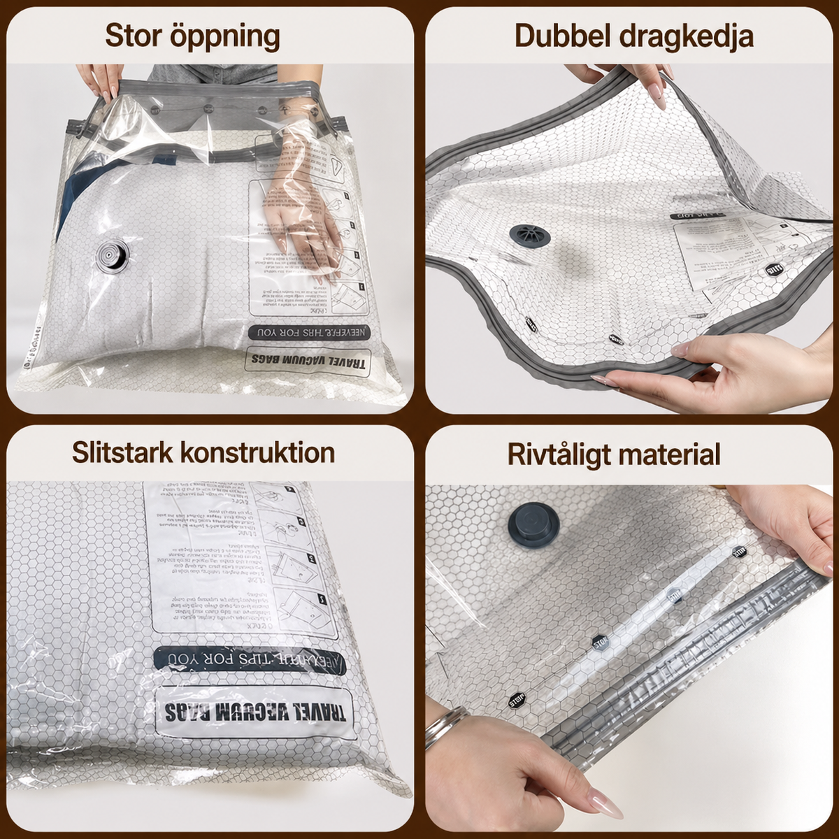 Vacuum bags - for every trip you make