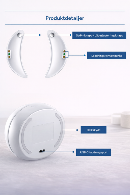 Electronic eye patches with red light and micro current - against dark circles
