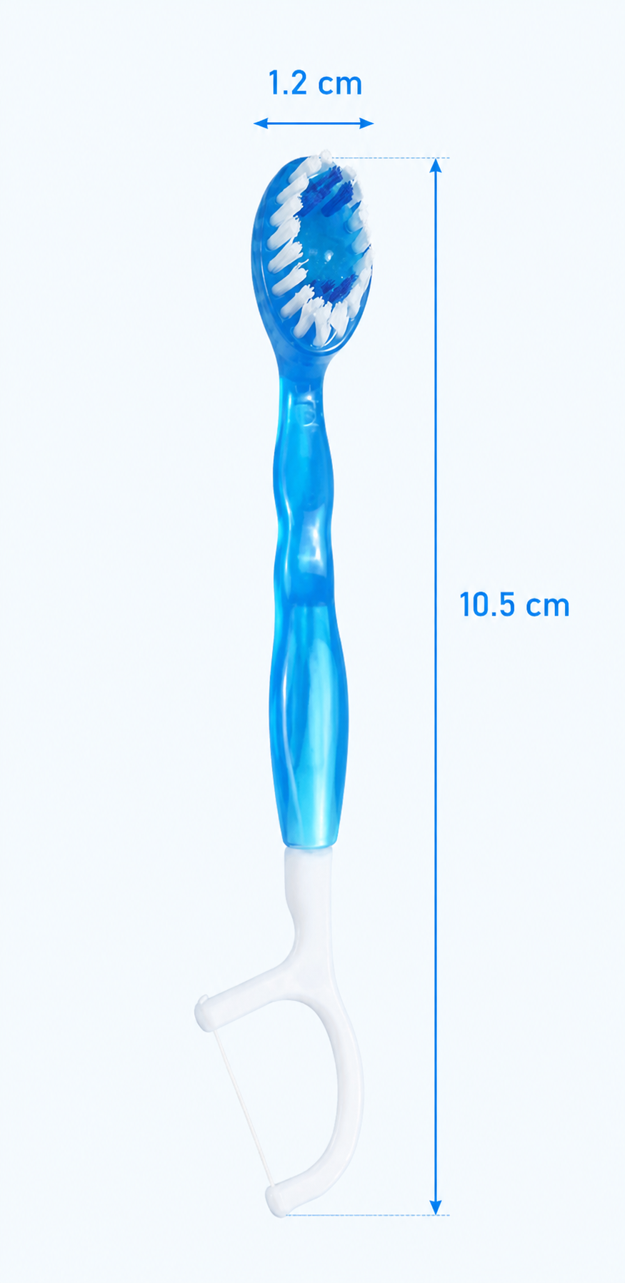 Portable Toothbrush with Toothpaste &amp; Floss (20-pack)