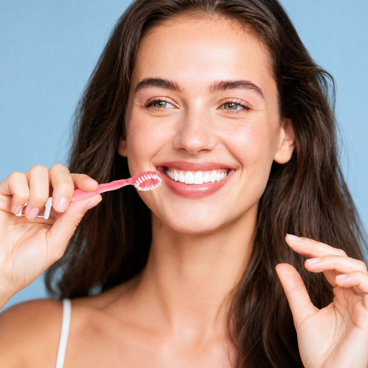 Portable Toothbrush with Toothpaste &amp; Floss (20-pack)