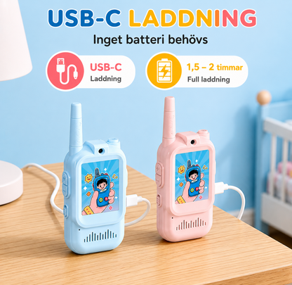 Video Walkie Talkies – with camera &amp; voice filter (2 pcs)