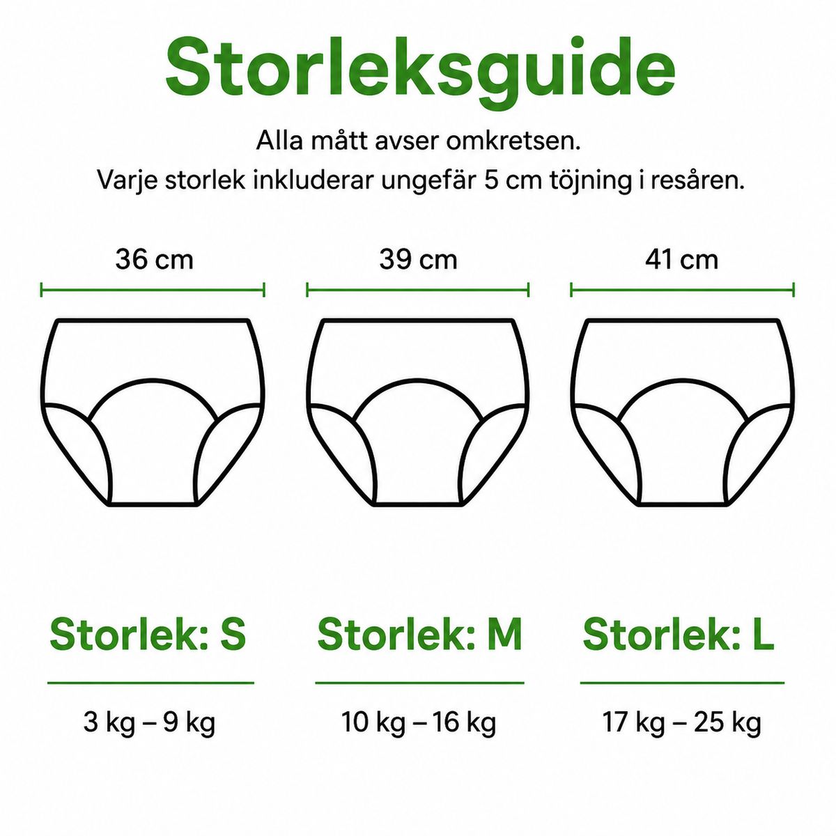 ECO Potty training pants 4-pack