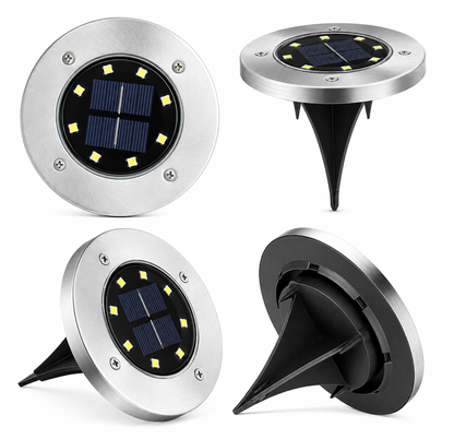 Solar powered garden lights