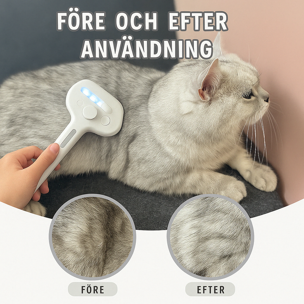 Multifunctional steam brush - for cats and dogs
