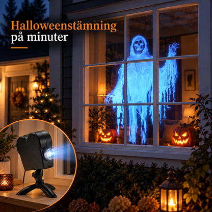 Halloween & Christmas Projector – 12 animated motifs