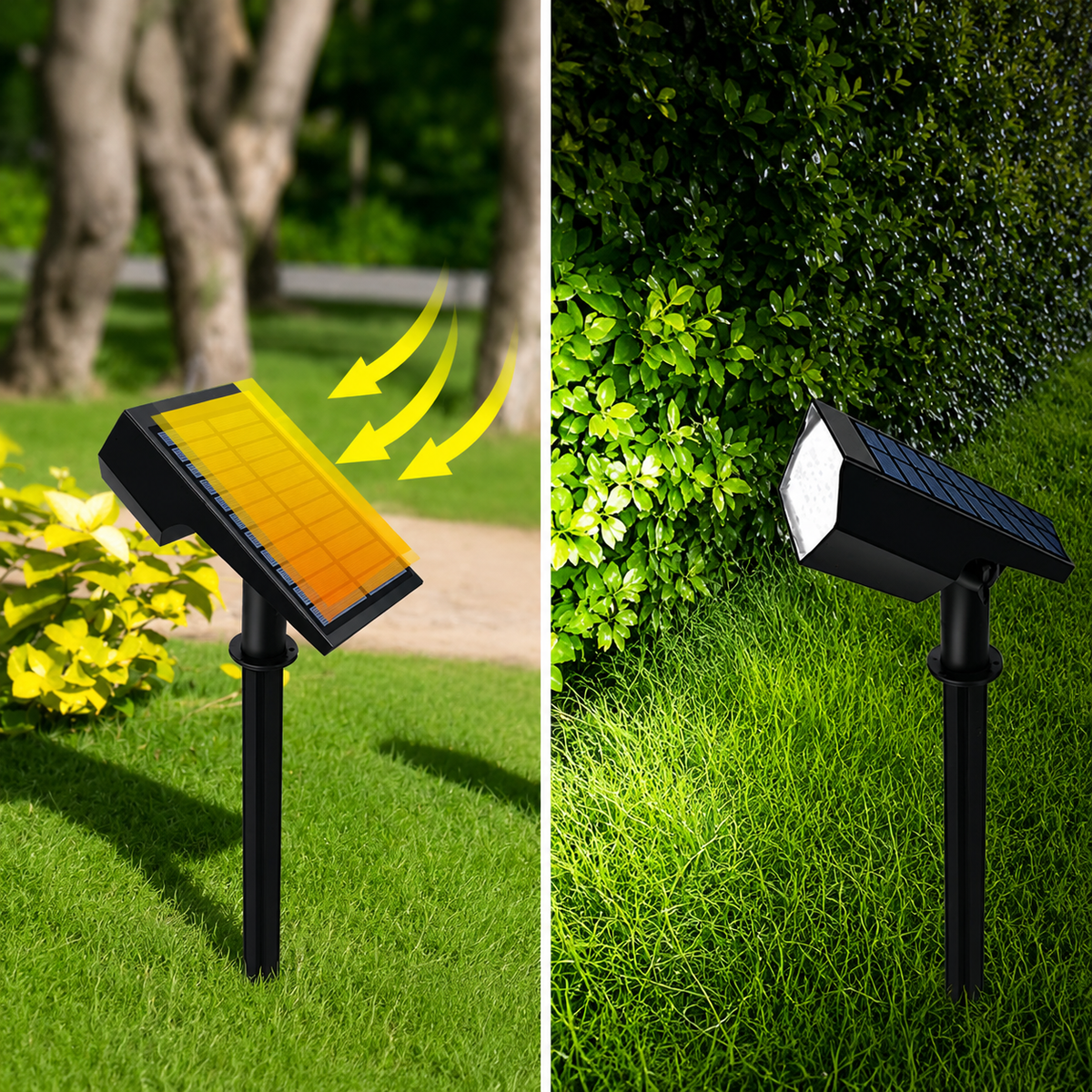 Solar lighting for garden