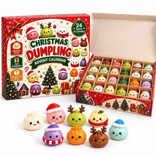 Squishy Dumplings Christmas Calendar - 24 surprises