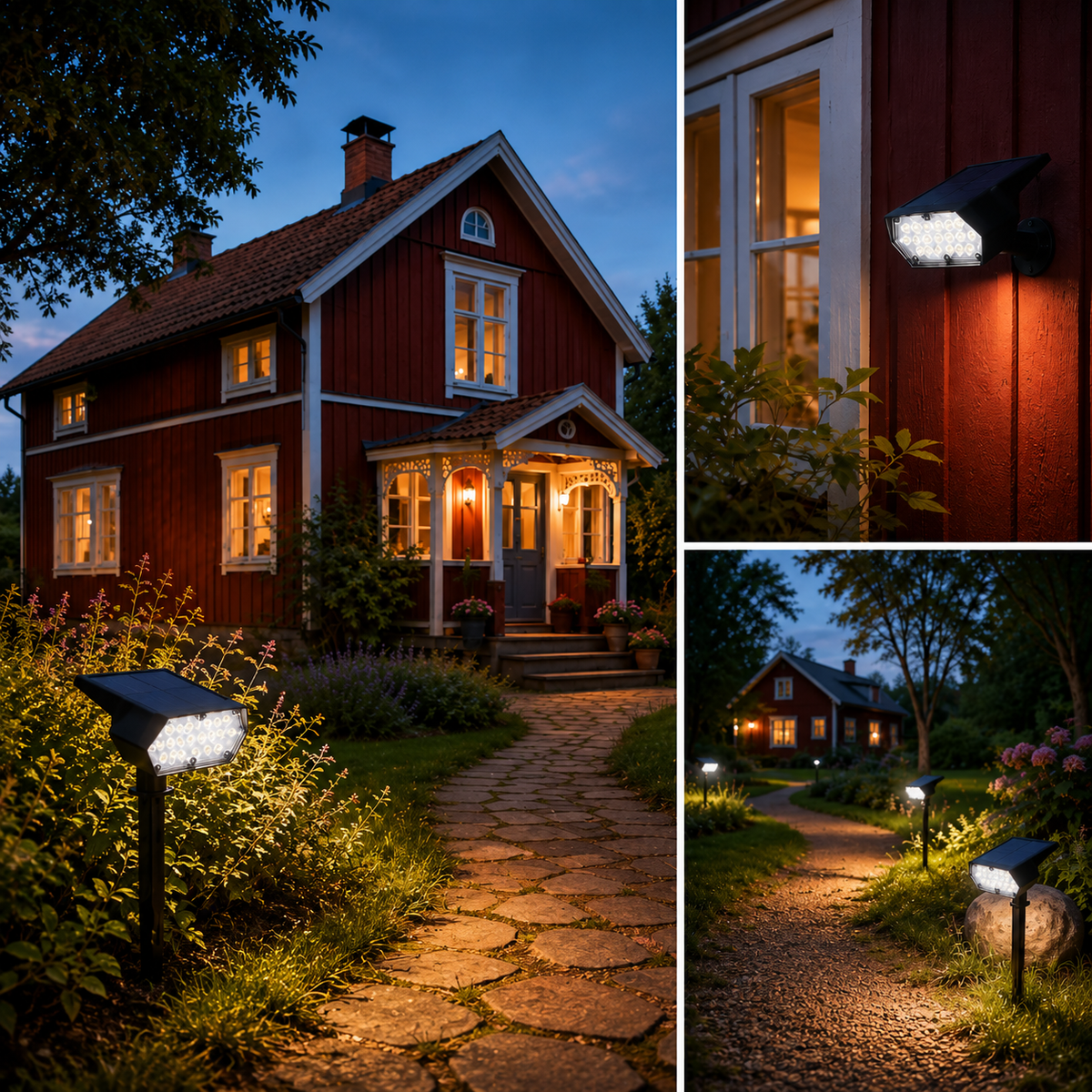 Solar lighting for garden