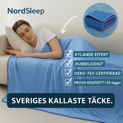 Cooling Blanket with Japanese Arc-Chill Technology & Soft Bamboo - NordSleep™ Premium 150×200 cm