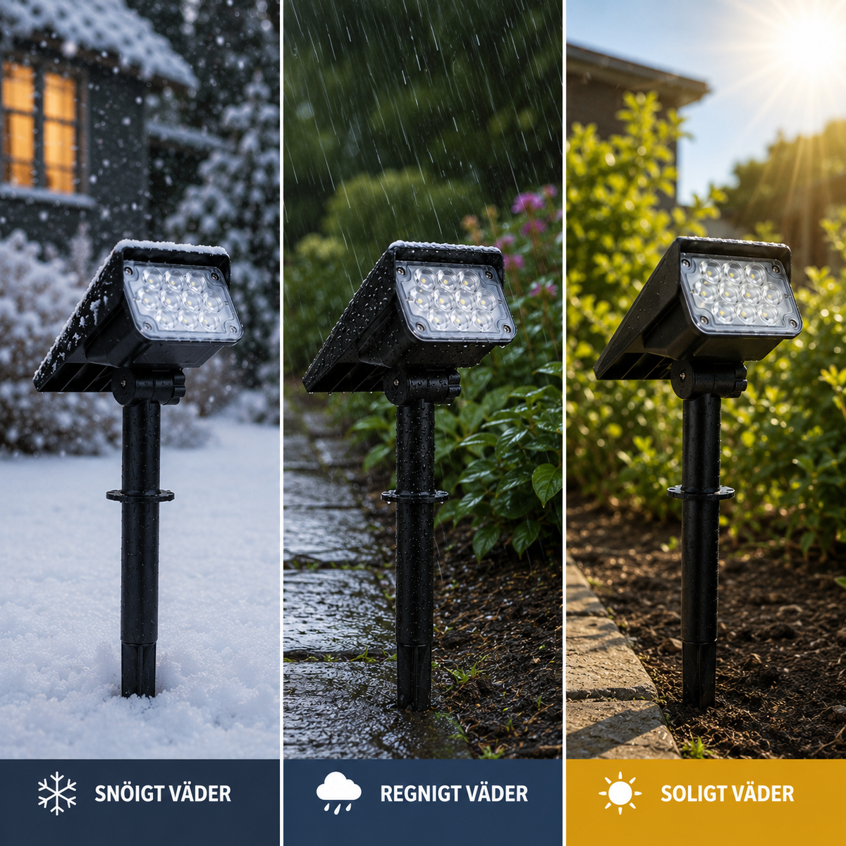 Solar lighting for garden