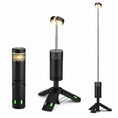 Telescopic camping lamp — light where you need it