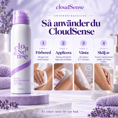 CloudSense™ Hair Removal Mousse - 140 ml