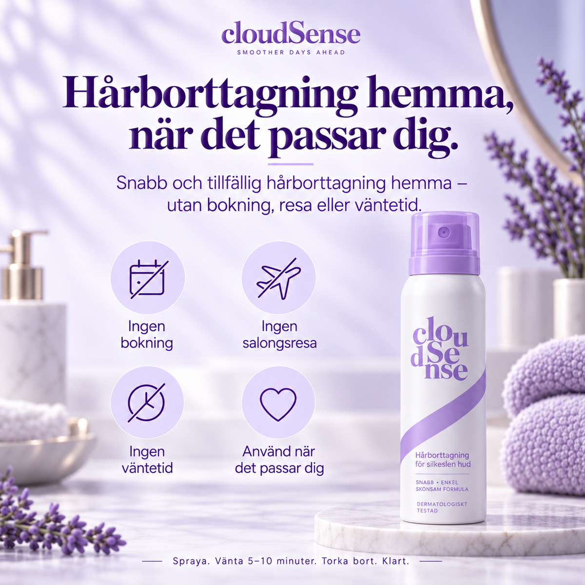 CloudSense™ Hair Removal Mousse - 140 ml