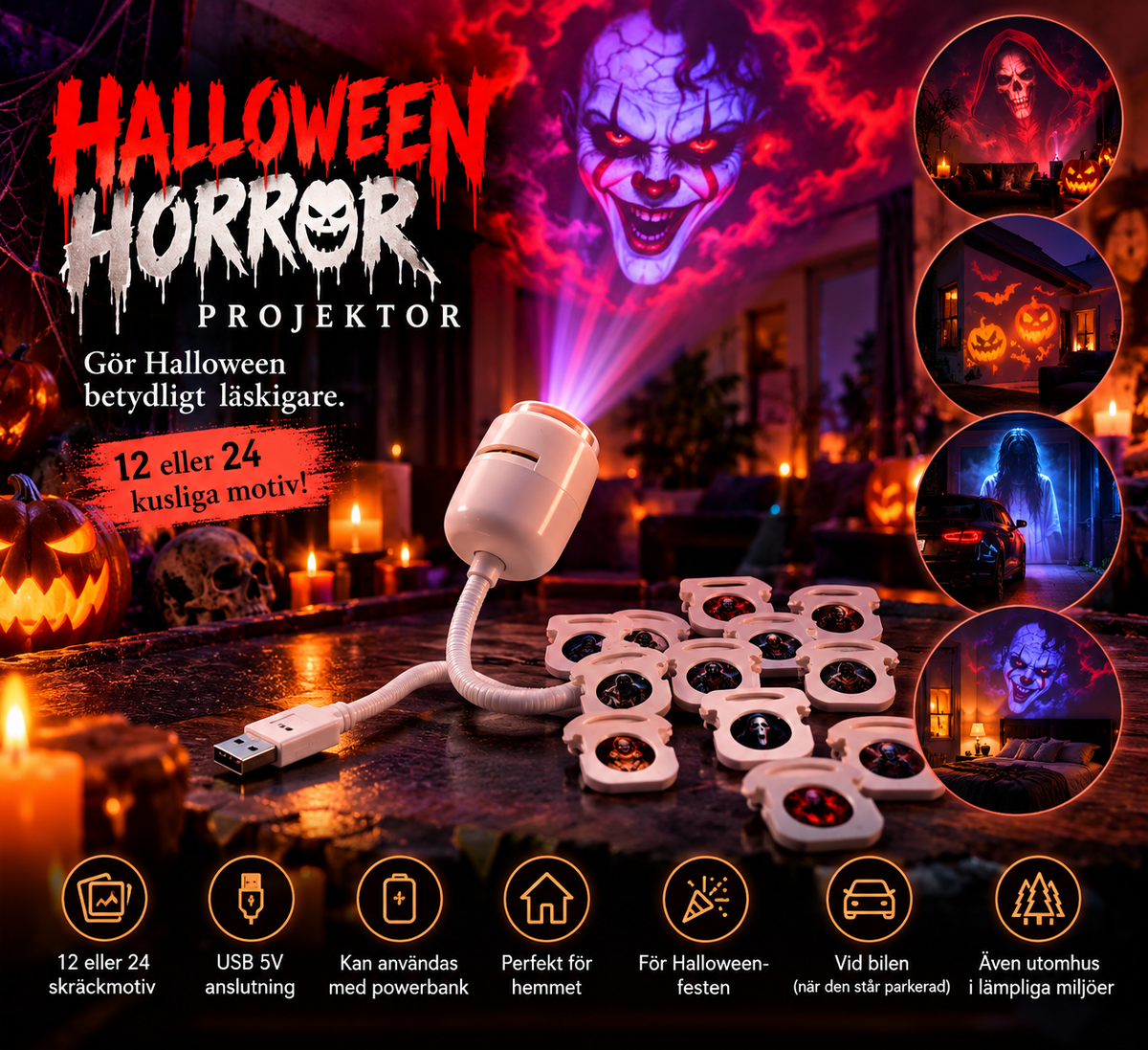 Halloween Horror Projector