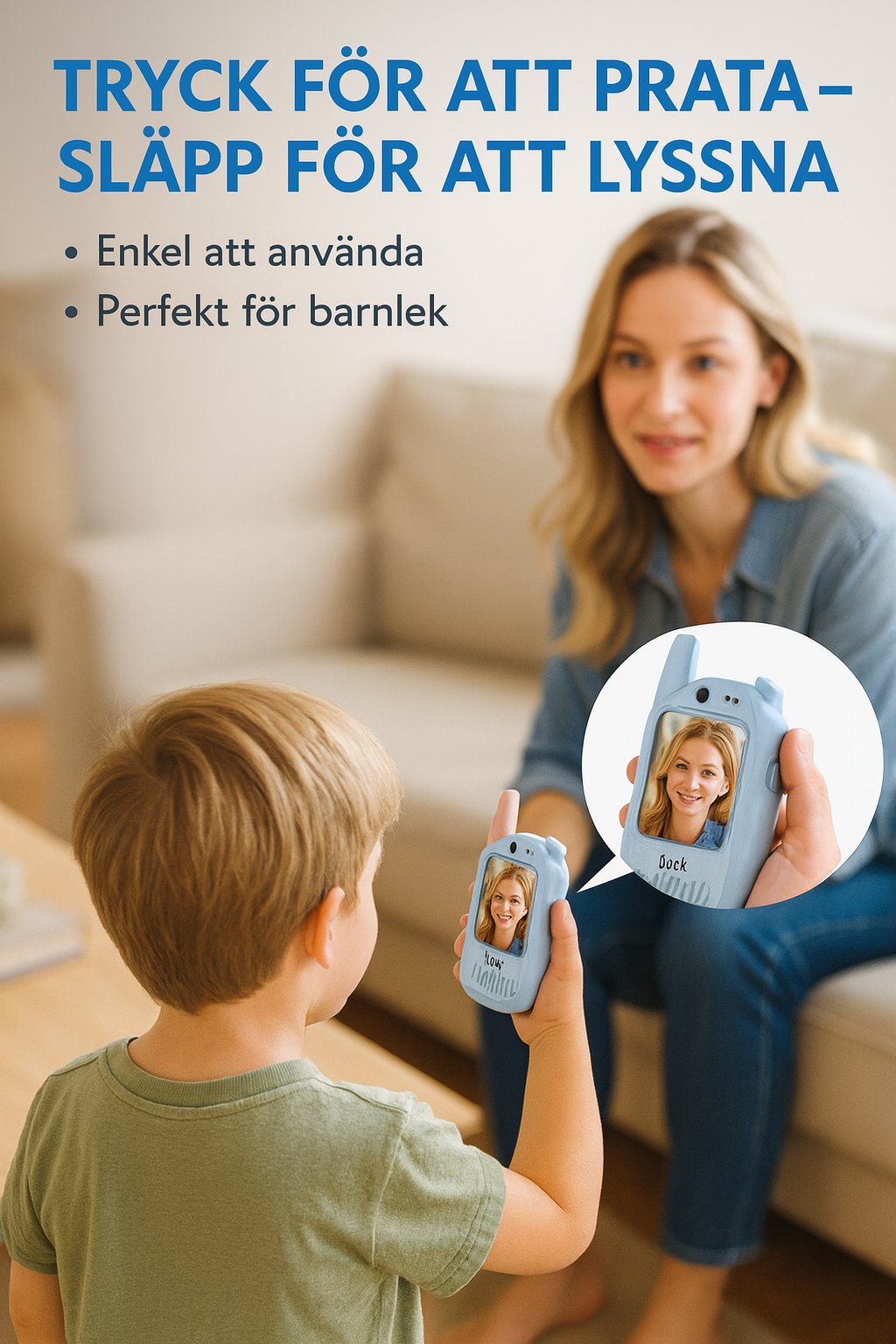 Video Walkie Talkies – with camera &amp; voice filter (2 pcs)