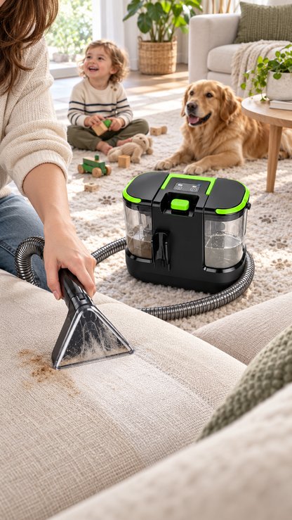 AERIS Steam Pro – carpet & textile cleaner with steam, hot and cold water