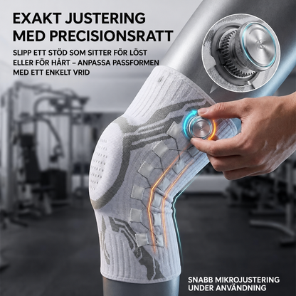 KneeFlex Pro™ – adjustable knee support with precision dial