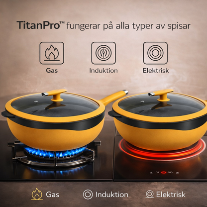 Titanic Premium Ceramic Multipan 32 cm with Steam function