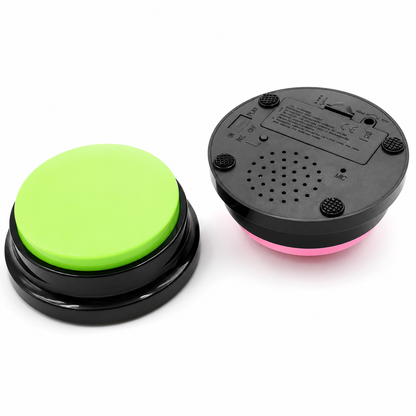 Talking button with voice recording for dogs and cats