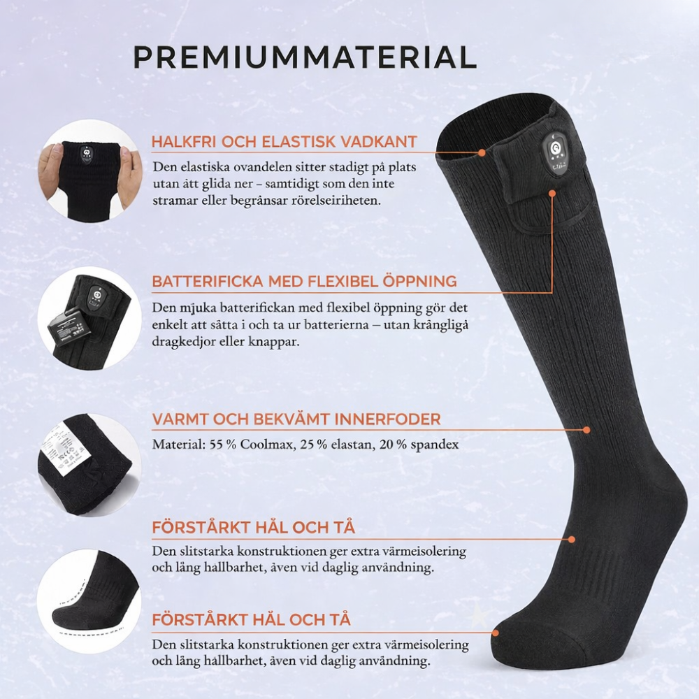 Heated socks Elite (4000mAh)