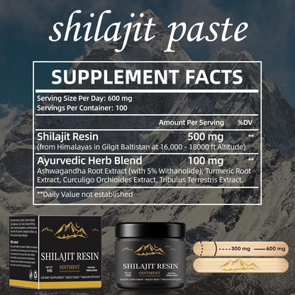 Shilajit – Resin 50 g or Gummies 60 pcs