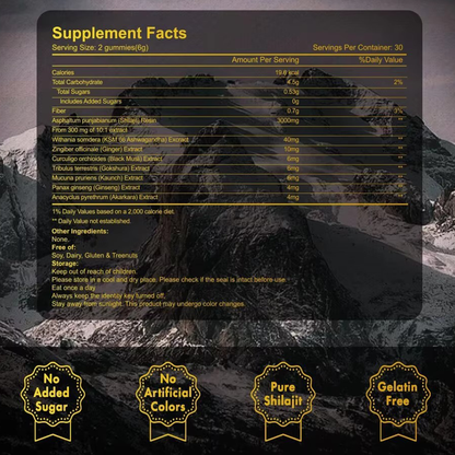 Shilajit – Resin 50 g or Gummies 60 pcs