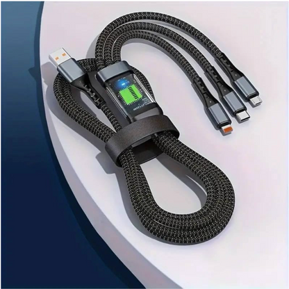 PowerMax 3-in-1 Fast Charger 100W Mobile Flat Laptop