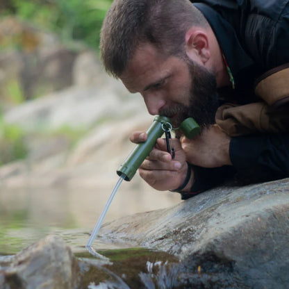 Emergency water filter - Always access to clean drinking water