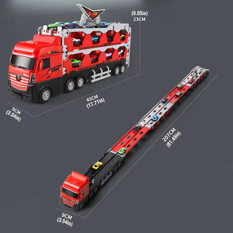 RaceTruck 2-in-1: Truck & Racetrack