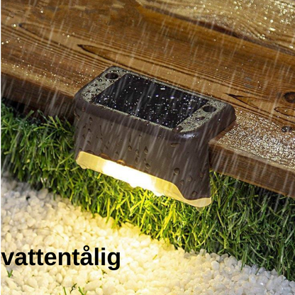 Solar powered LED lamp