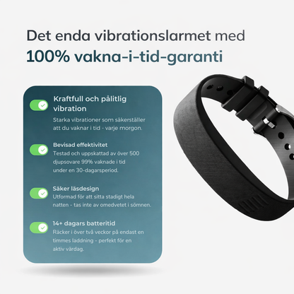Vibrating Alarm Clock Bracelet