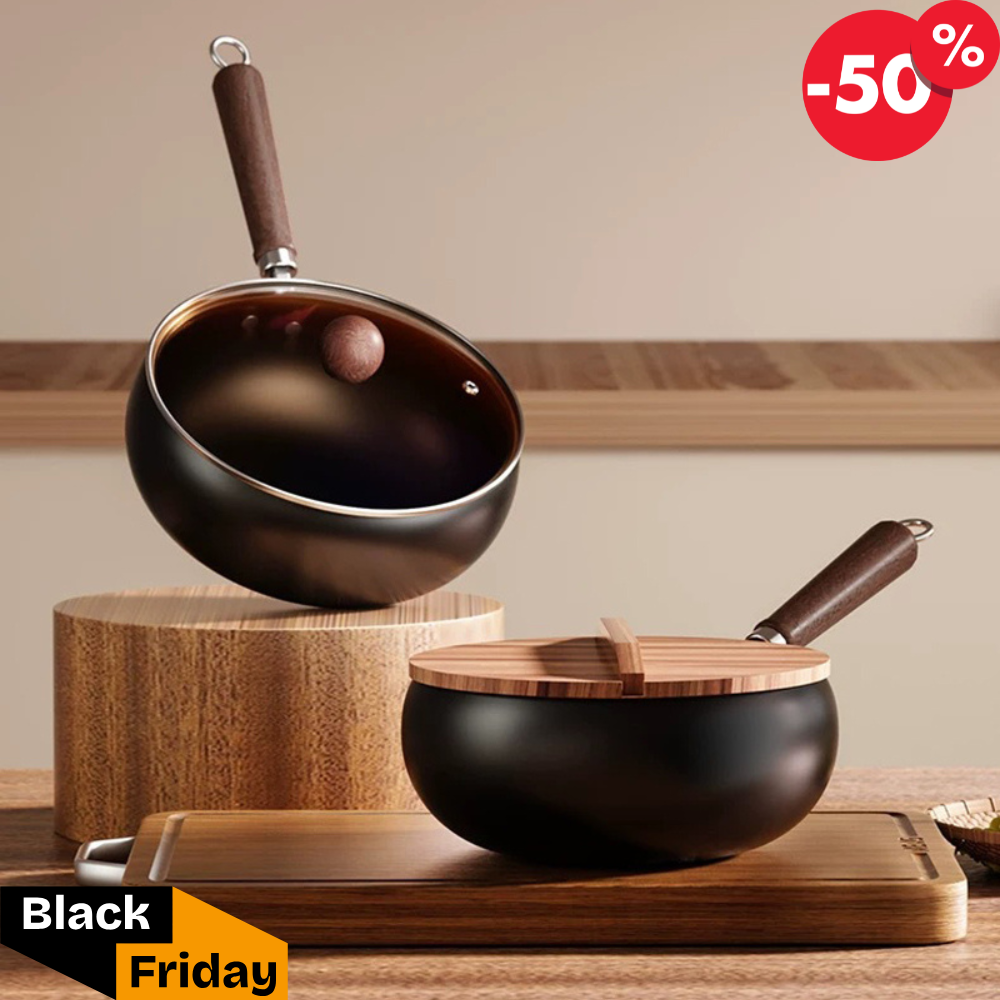 Cast iron pan - new generation hand-forged iron pan