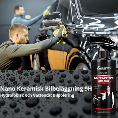 9H Nano Keramisk Bilbeläggning - Vattentät och Hydrofobisk