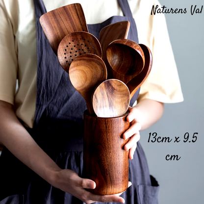 Nature's Choice™ Kitchen Utensils in Natural Wood