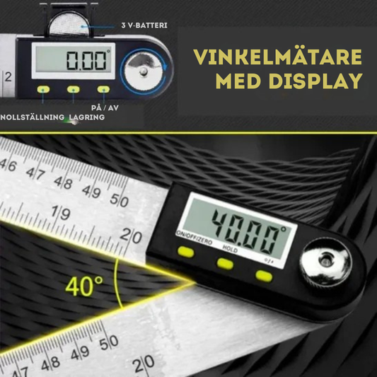 Digital Protractor & Ruler with LCD display 360°