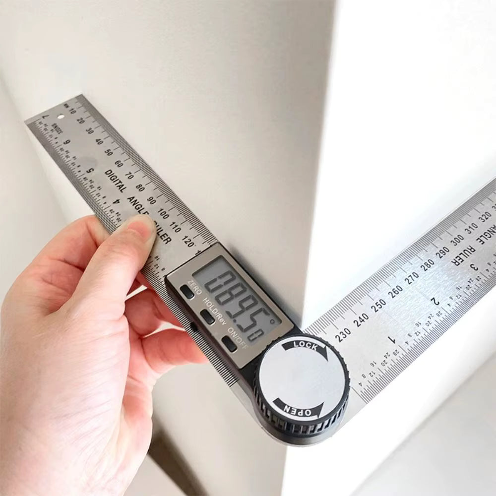 Digital Protractor & Ruler with LCD display 360°