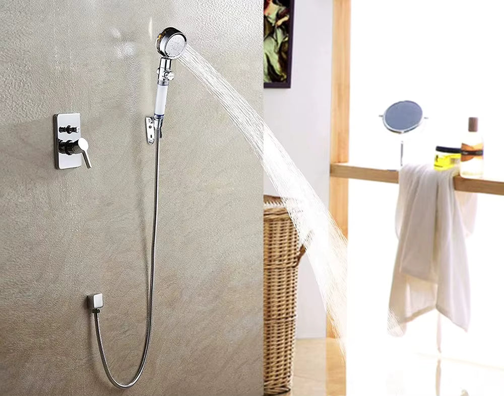 Turbo Shower Head - Complete Set with 3 Filters