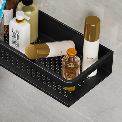 Self-adhesive wall shelf without drilling - Stable storage for bathroom & kitchen